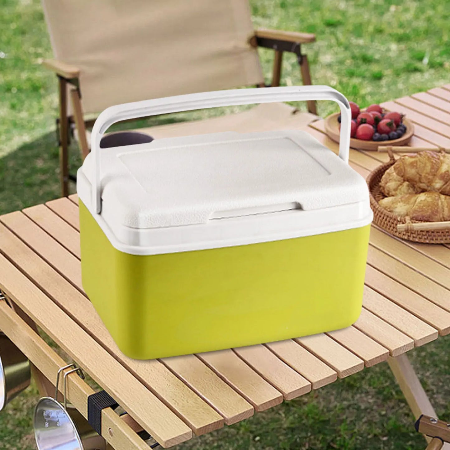 Caja enfriadora para refrigerador de coche, portabebés Personal, refrigerador para conservación del frío/calor, cofre de hielo, pequeño y duro para barco, fiesta, barbacoa