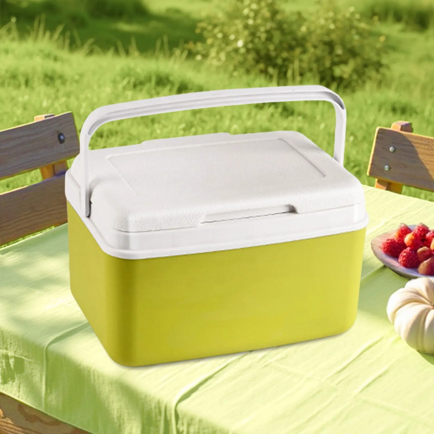 Caja enfriadora para refrigerador de coche, portabebés Personal, refrigerador para conservación del frío/calor, cofre de hielo, pequeño y duro para barco, fiesta, barbacoa