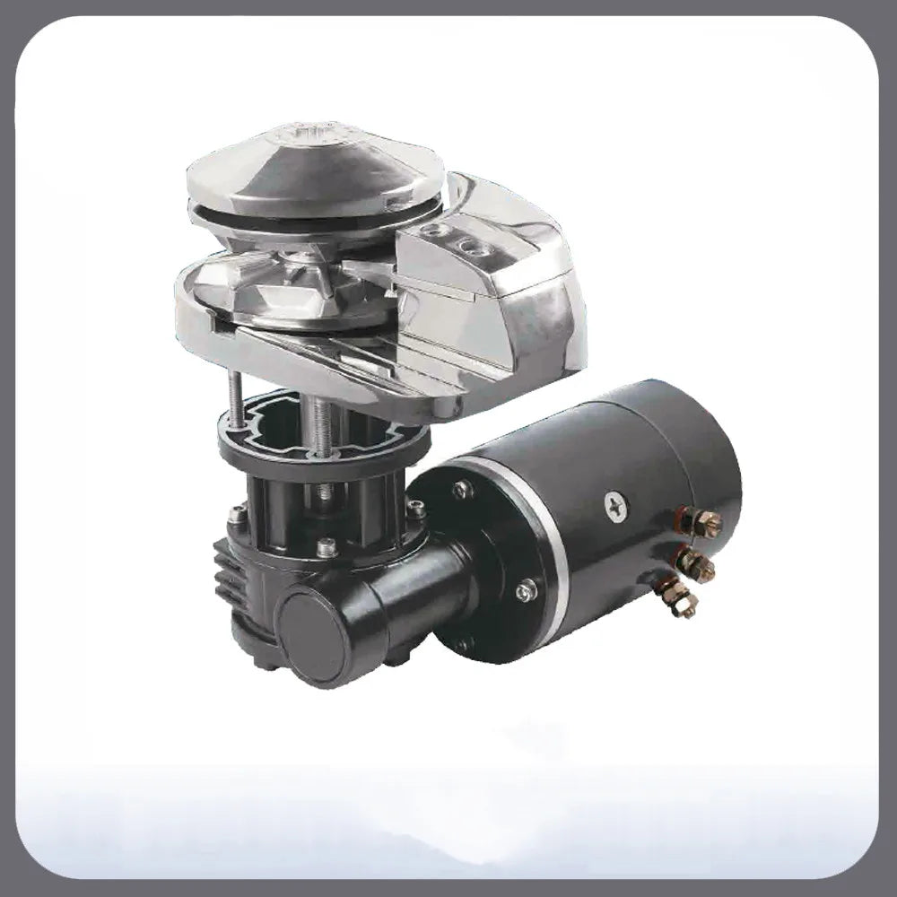Cabrestante de anclaje para barco marino de alta velocidad, resistente, 12V, 1000W, adecuado para barcos de 32 pies a 45 pies C1012