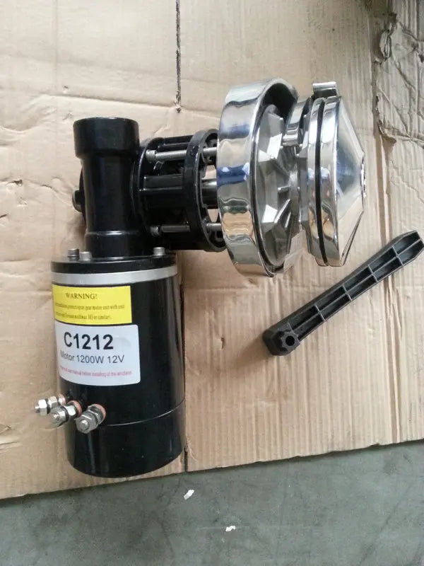 Cabrestante de anclaje para barco marino de alta velocidad, resistente, 12V, 1000W, adecuado para barcos de 32 pies a 45 pies C1012