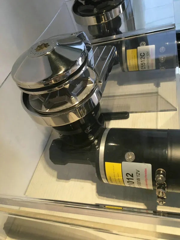 Cabrestante de anclaje para barco marino de alta velocidad, resistente, 12V, 1000W, adecuado para barcos de 32 pies a 45 pies C1012