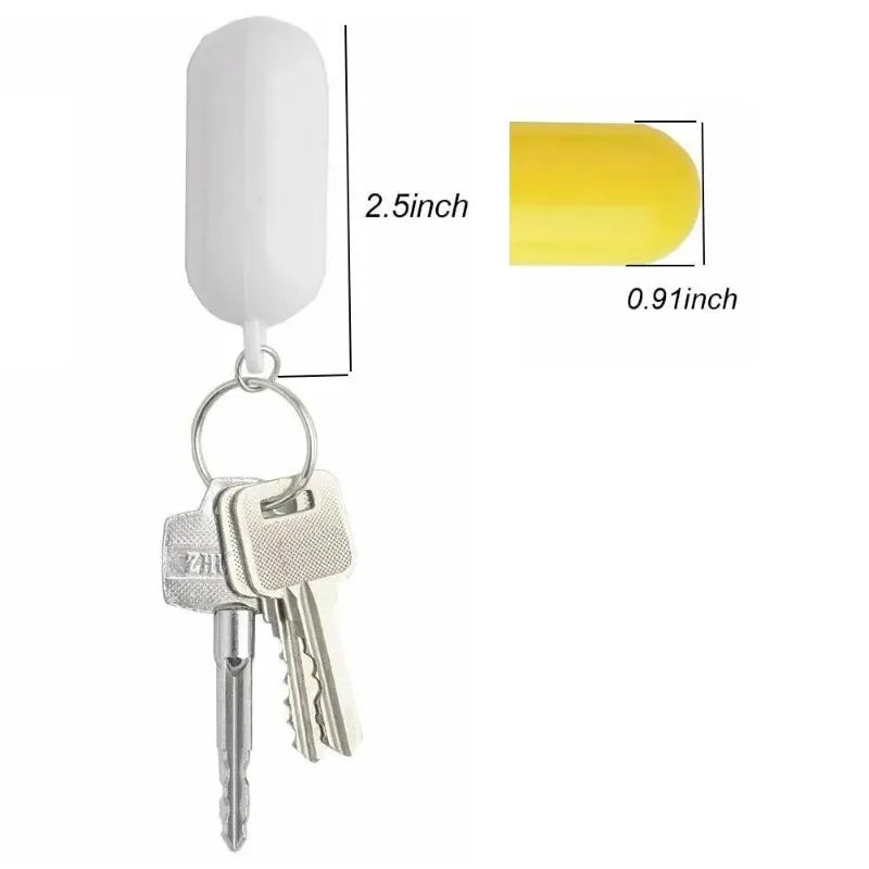 2 uds llavero para Kayak flotador Surf flotante no hundido colgante anillo de bloqueo marcadores de playa amarillo yate barco inflable accesorios Edc