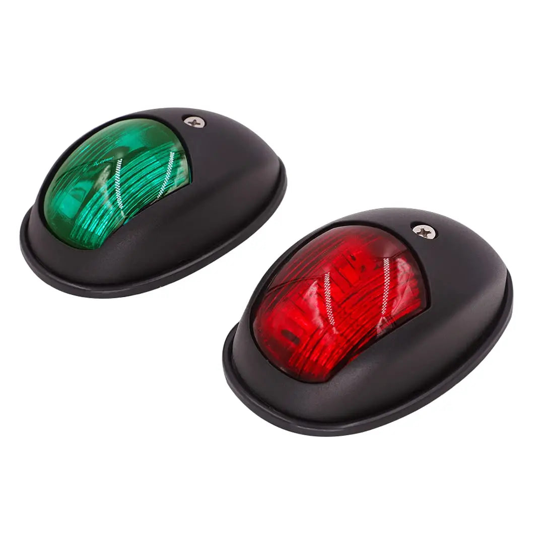 Luz de navegación para yates Luz LED impermeable con sonido marino Luz de navegación Luz marina roja y verde 12V 24V 2 uds