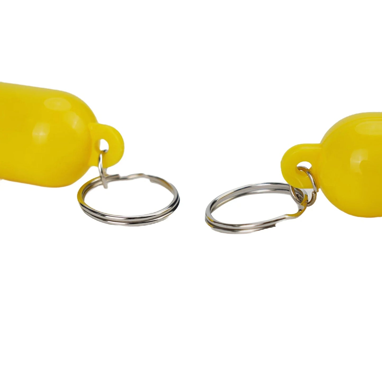 2 uds llavero para Kayak flotador Surf flotante no hundido colgante anillo de bloqueo marcadores de playa amarillo yate barco inflable accesorios Edc