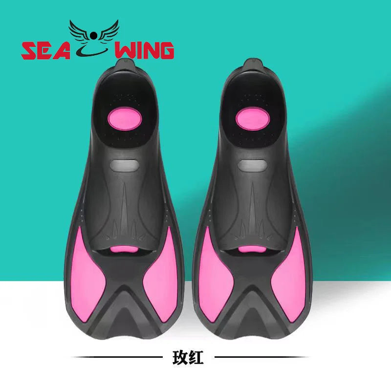 Aletas de entrenamiento de natación para adultos – Silicona multicolor