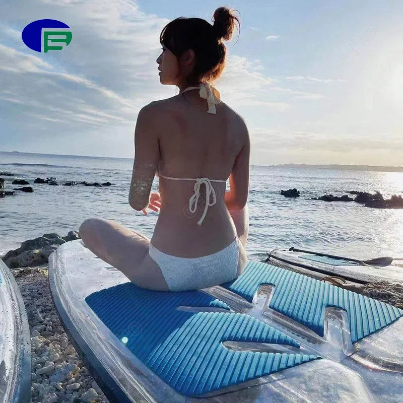 Tabla de surf de cristal transparente, 30KG, 3m