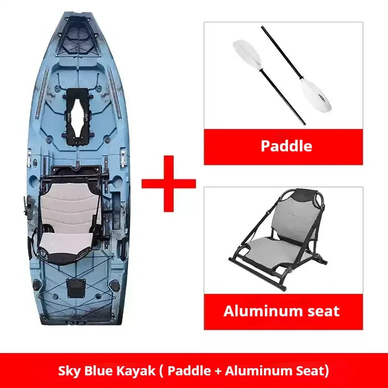 KAYAK Modular de HDPE INFLABLE eléctrico/accionado por PEDAL