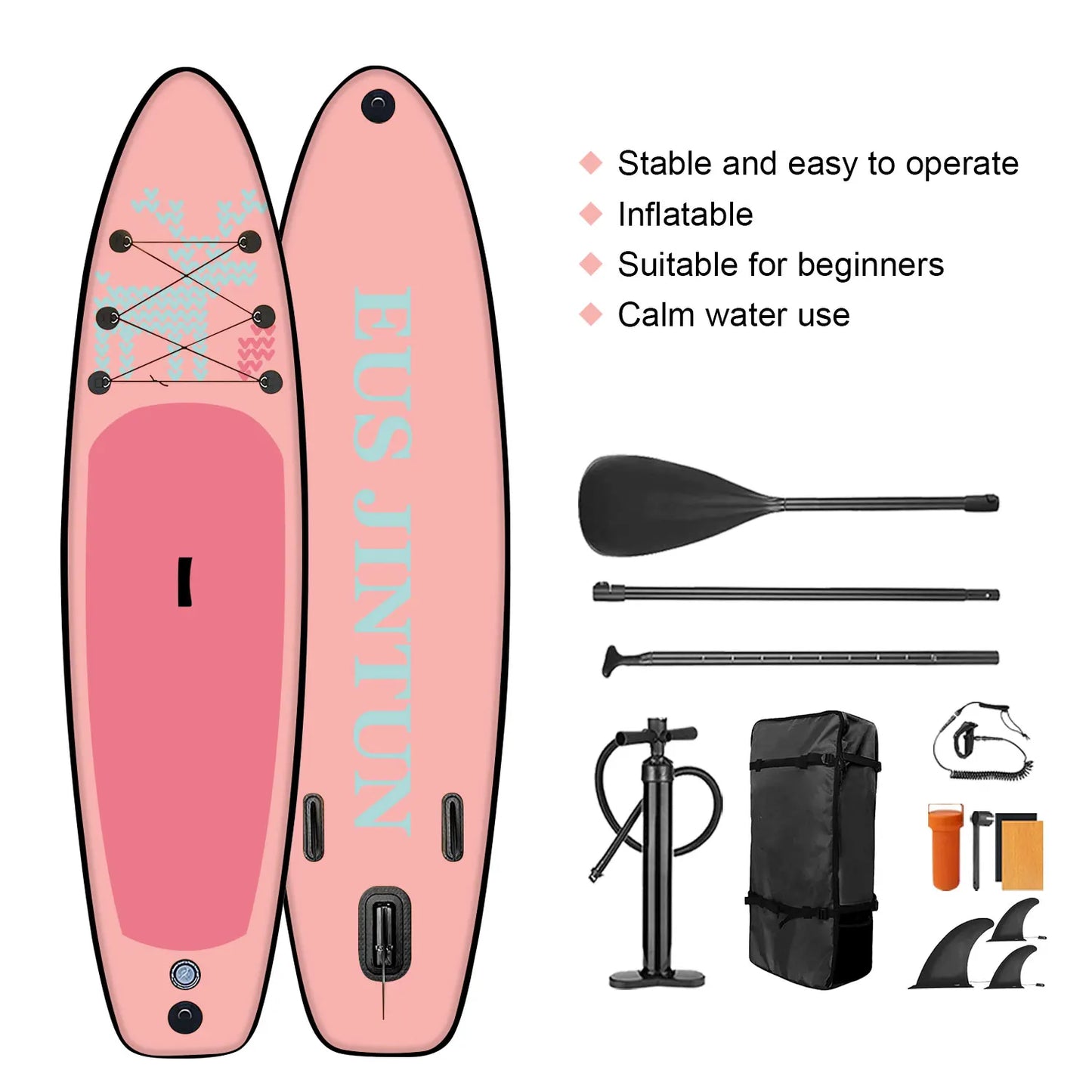 Tabla de paddle PREMIUM PARA YOGA ACUÁTICO – Doble cámara, SUP, Portátil – MODELO W-16