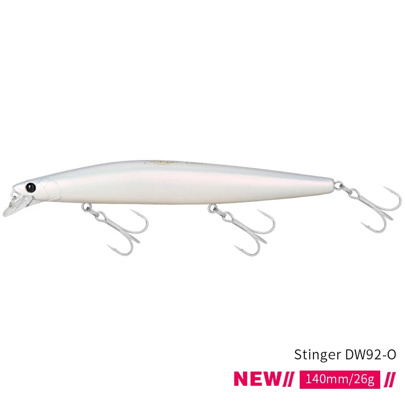 Señuelo de pesca TSURINOYA Stinger 140S, pececillo hundido DW92 140mm 26g, lubina de agua salada