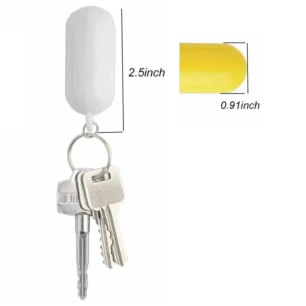 2 uds llavero para Kayak flotador Surf flotante no hundido colgante anillo de bloqueo marcadores de playa amarillo yate barco inflable accesorios Edc