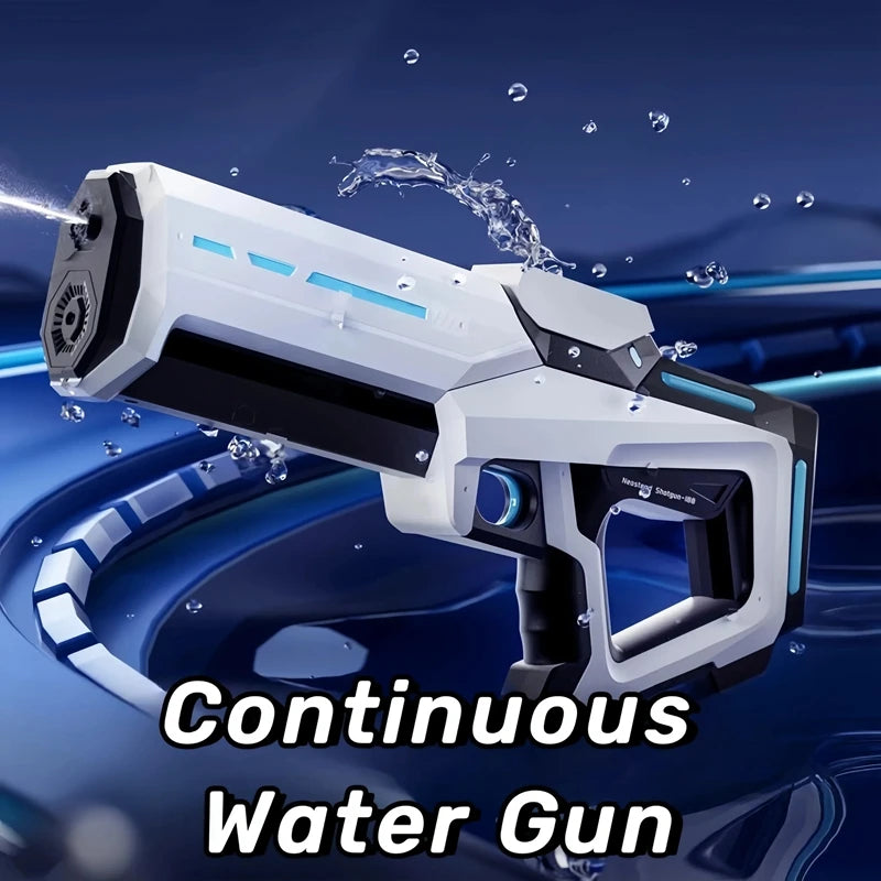Pistolas de agua eléctricas para adultos y niños, potentes chorros automáticos con succión de agua, juguete de playa al aire libre para verano, regalo para niños