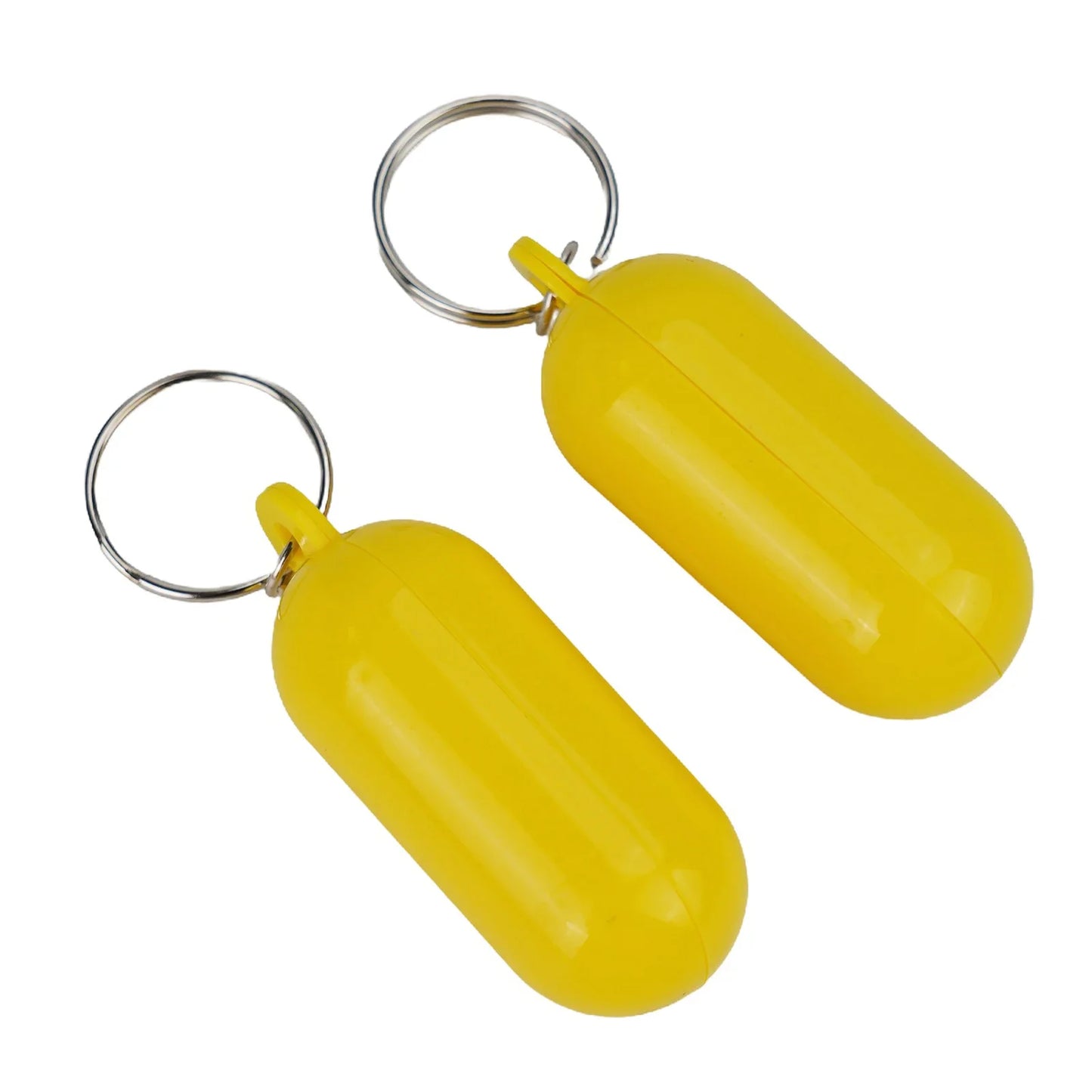 2 uds llavero para Kayak flotador Surf flotante no hundido colgante anillo de bloqueo marcadores de playa amarillo yate barco inflable accesorios Edc