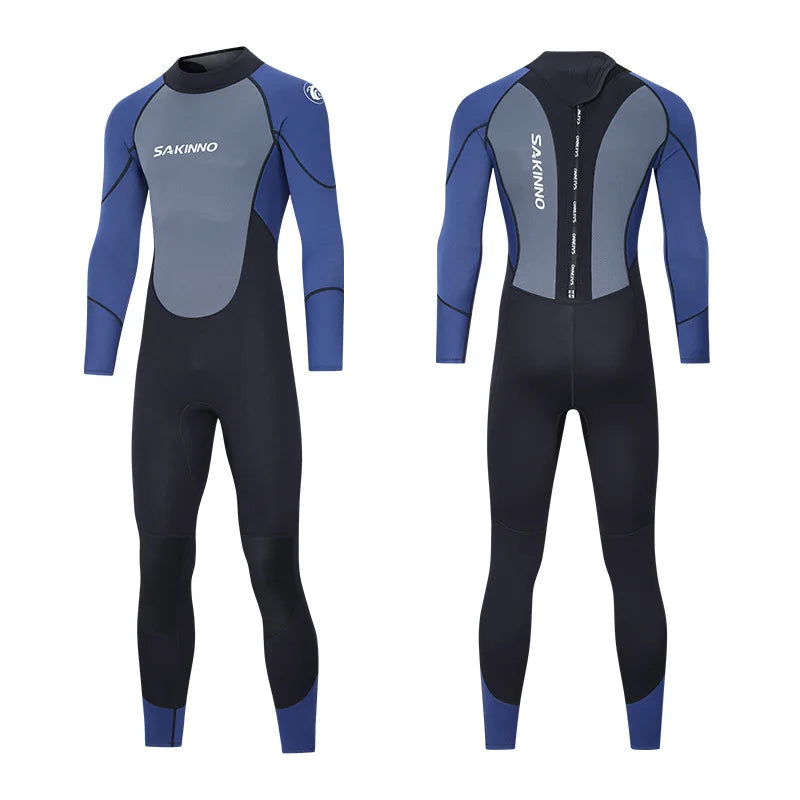 Traje de neopreno hombre 2/3mm para snorkel, buceo y deportes acuáticos