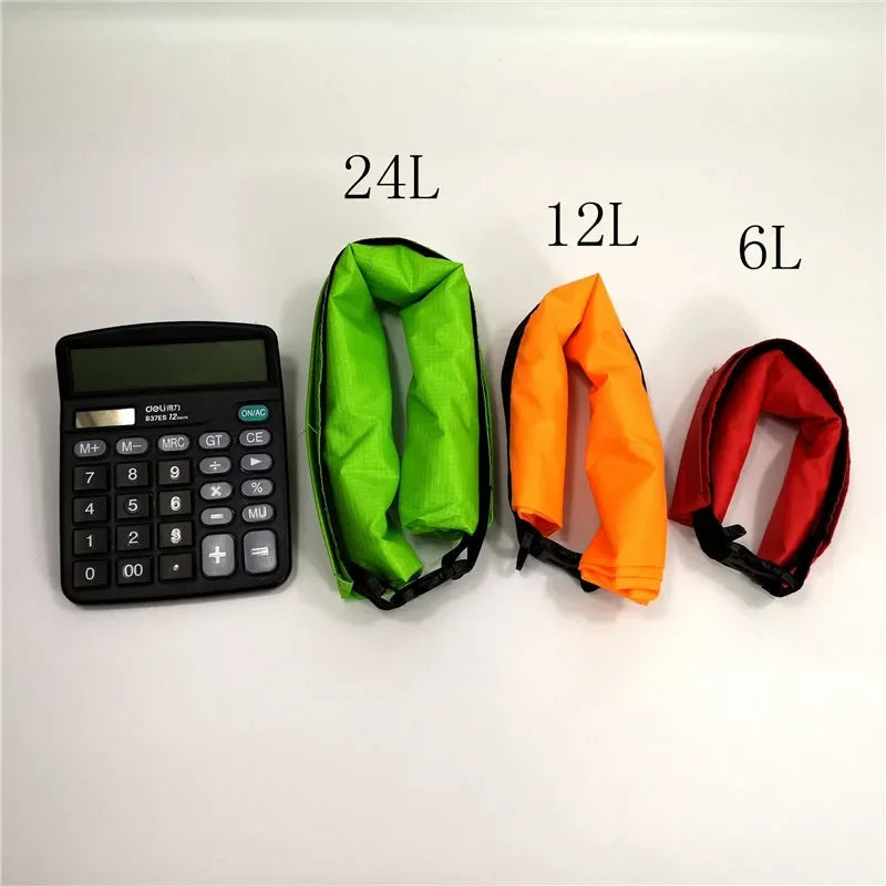 Bolsa seca impermeable Moonbiffy 6L/12L/24L – Kayak, trekking y playa