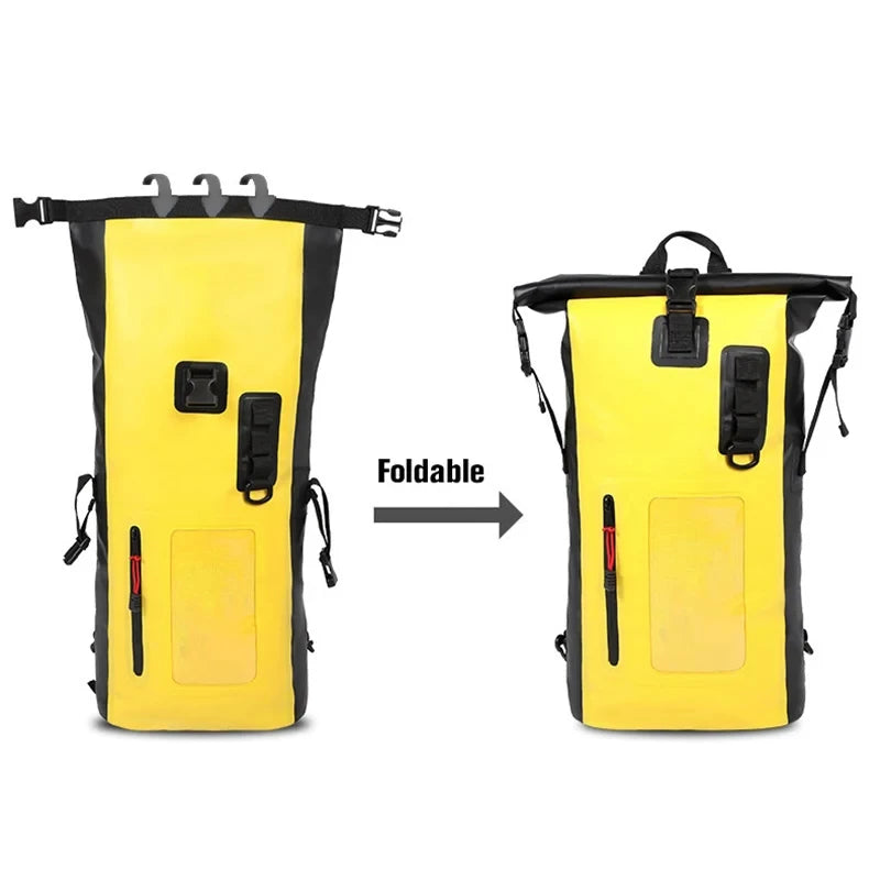 Mochila seca impermeable 25L/30L Scione – Trekking, rafting y natación