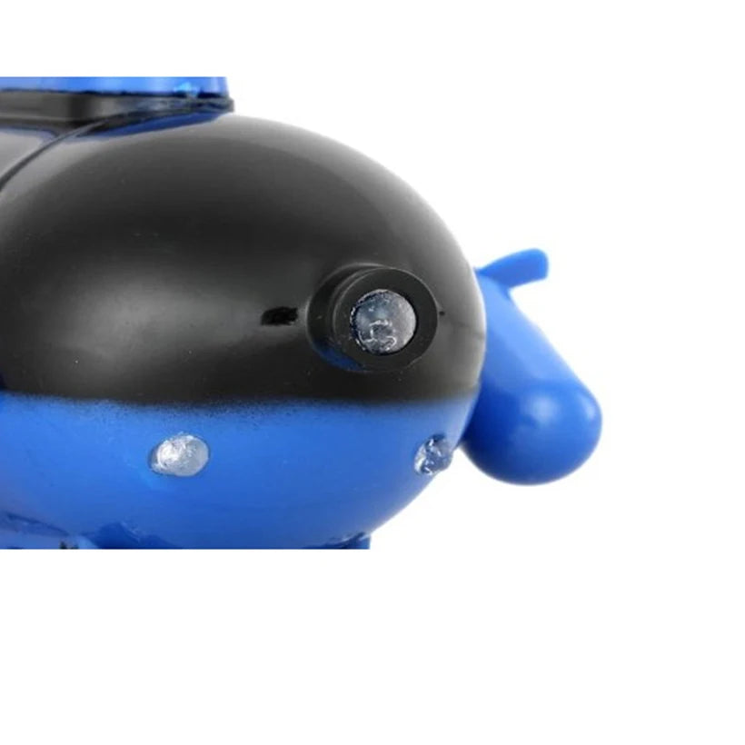 Mini submarino teledirigido con luz LED, barco de Radio Control, carga impermeable, submarino alimentado por energía Nuclear, modelo de regalo, juguetes para niños, nuevo