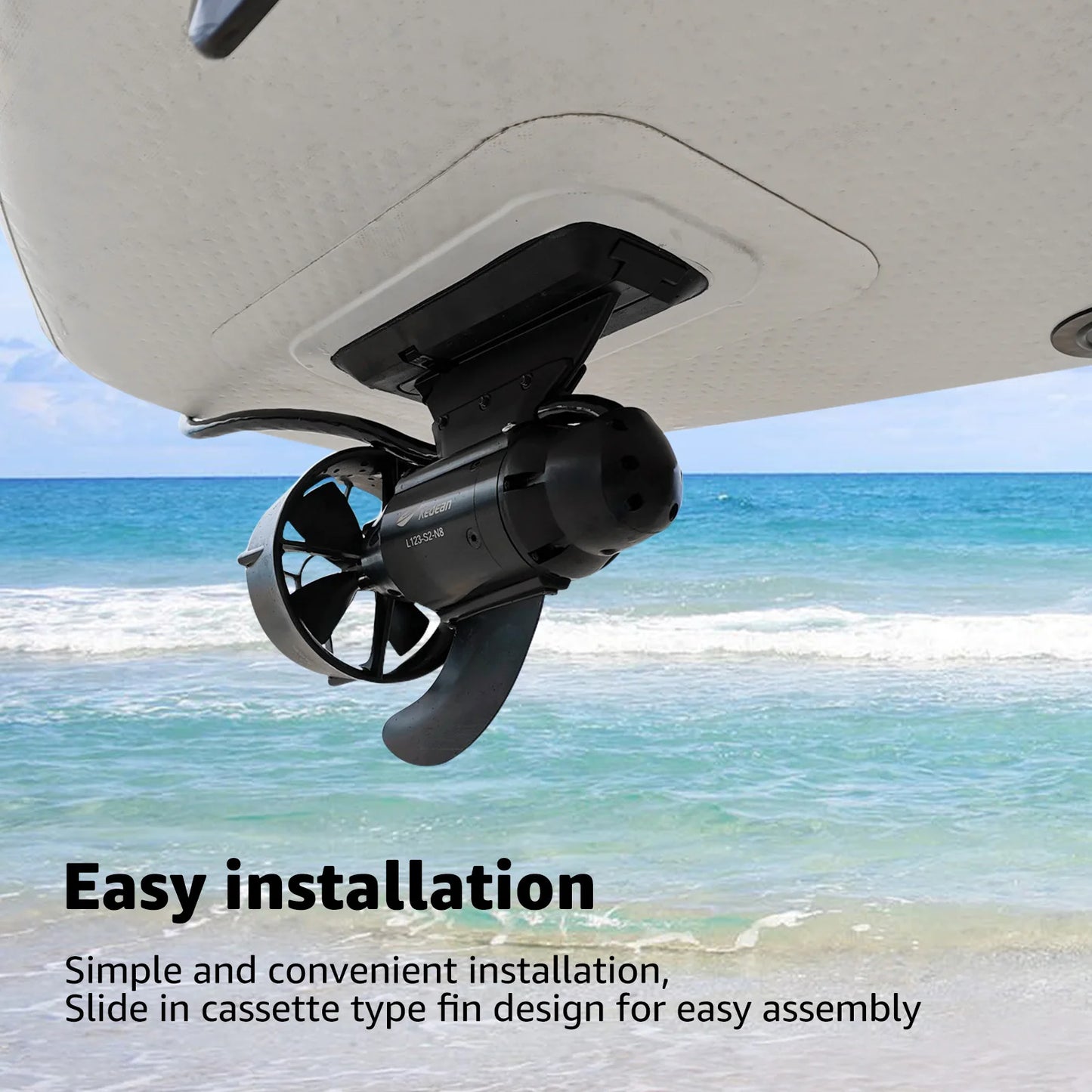 Aleta eléctrica subacuática Kedean 380 W/600 W – Motor brushless para SUP, surf y kayak