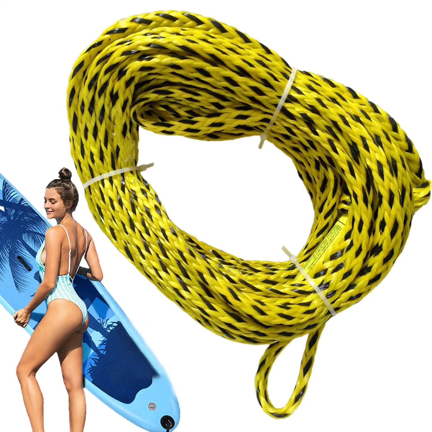 Cuerda flotante segura profesional, equipo de remolque inflable para canotaje, esquí, Wakeboarding, rodillera, accesorios para deportes acuáticos