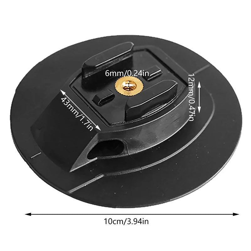 Soporte de montaje para cámara de Kayak y tabla de surf, soporte fijo para cámara de tabla de surf de PVC, Base de montaje para cámara de tabla de surf SUP, accesorios para exteriores