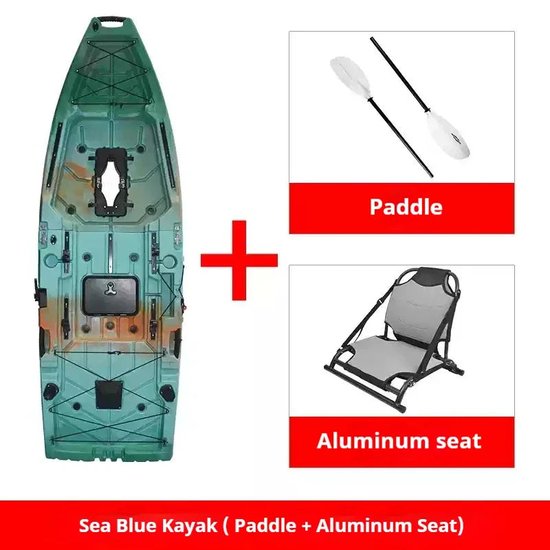 KAYAK Modular de HDPE INFLABLE eléctrico/accionado por PEDAL