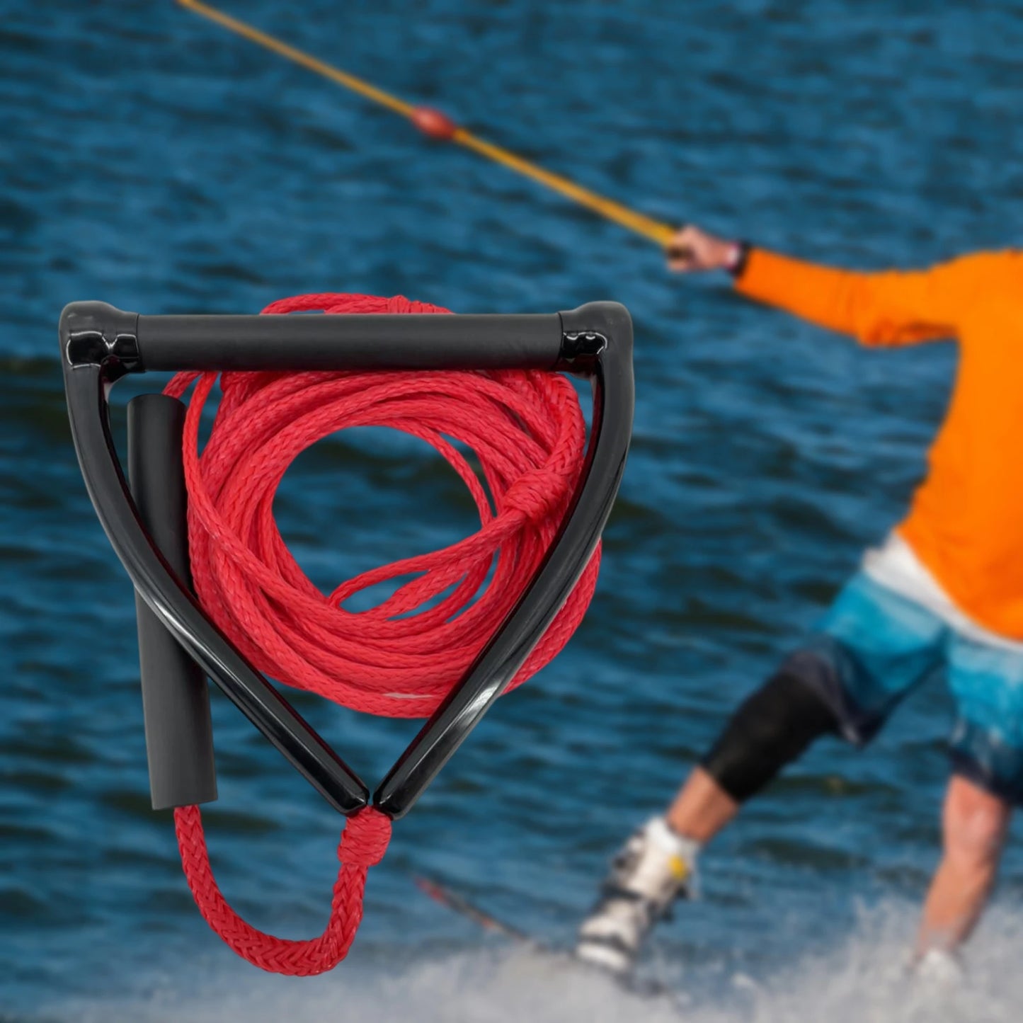 Cuerda para esquí acuático y wakeboard con mango flotante – 18m / 23m