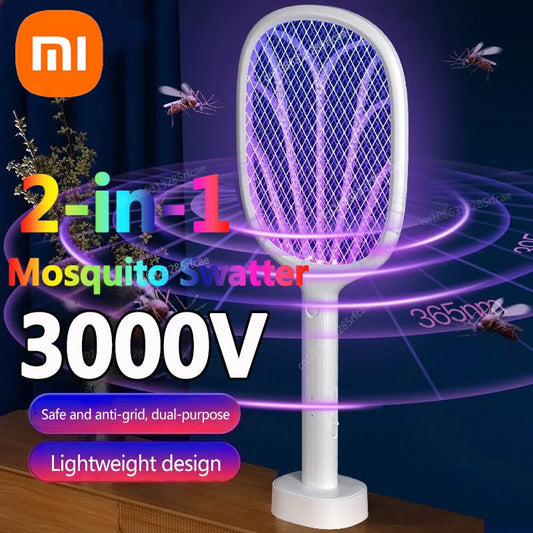 ⚡ Matamoscas Xiaomi 2 en 1 Recargable – Protección Inteligente 24/7
