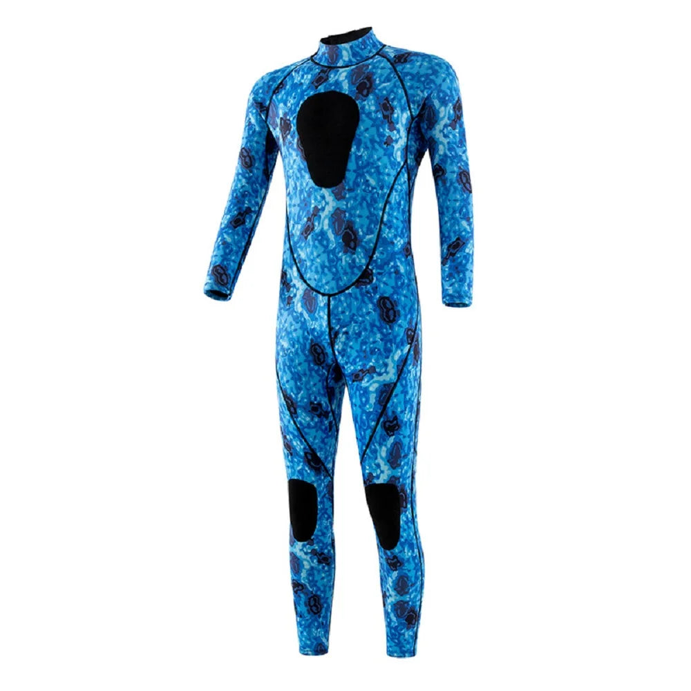 Traje de neopreno camuflaje 3mm para buceo, pesca y deportes acuáticos – Cuerpo completo