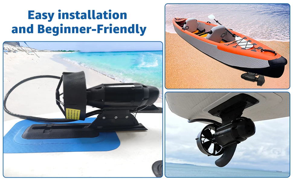 KEDEAN-prozador subacuático, Motor de aleta eléctrica para pesca, tabla de Paddle SUP, tabla de surf, aleta de potencia, Control remoto, propulsor de Kayak motor kayak eléctrico