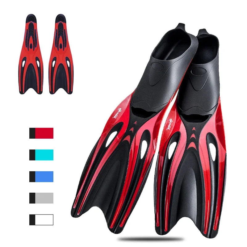 Aletas antideslizantes de goma TPR para adultos – Buceo, natación y snorkel