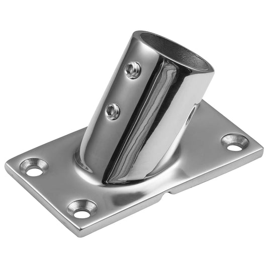 Goture, 1 pieza, montaje de pasamanos para barco, 35/45/60/90 grados, acero inoxidable, 7/8 "/1", Base redonda/rectangular, Hardware de barandilla para yate y barco