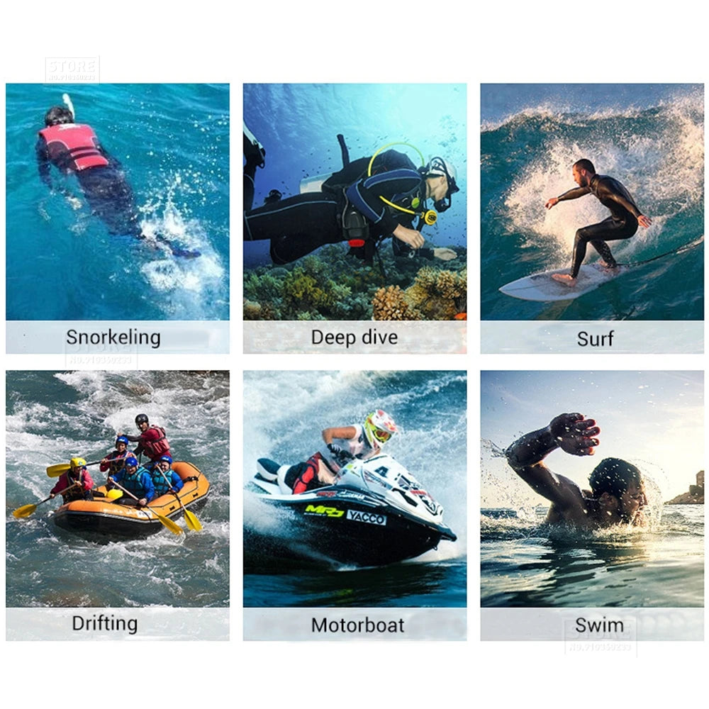 Traje de neopreno hombre 3mm Dive&Sail para surf, buceo y deportes acuáticos