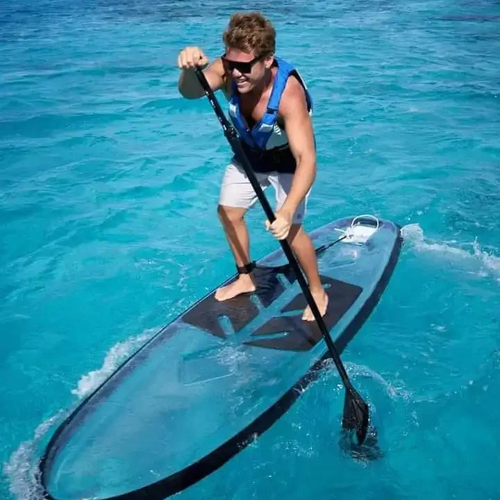 Tabla de surf de cristal transparente, 30KG, 3m