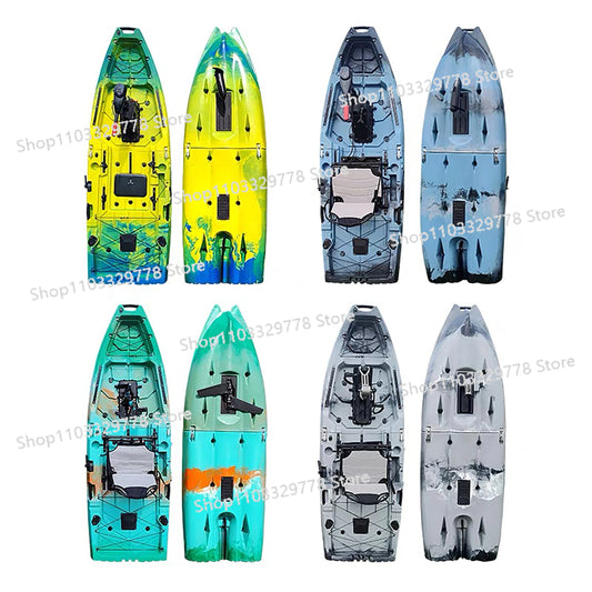 KAYAK Modular de HDPE INFLABLE eléctrico/accionado por PEDAL