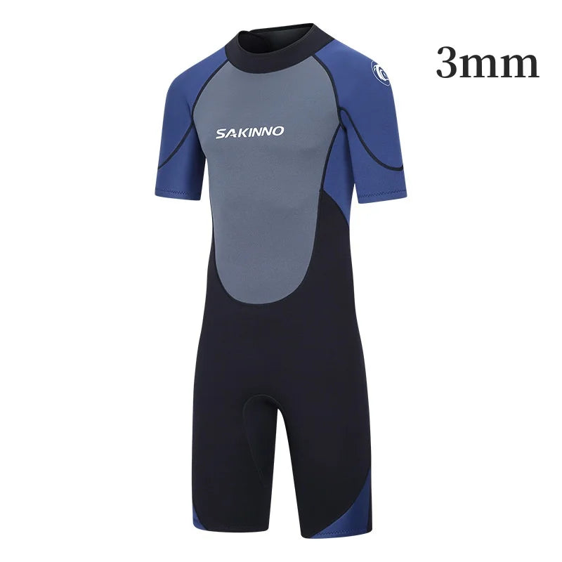 Traje de neopreno hombre 2/3mm para snorkel, buceo y deportes acuáticos