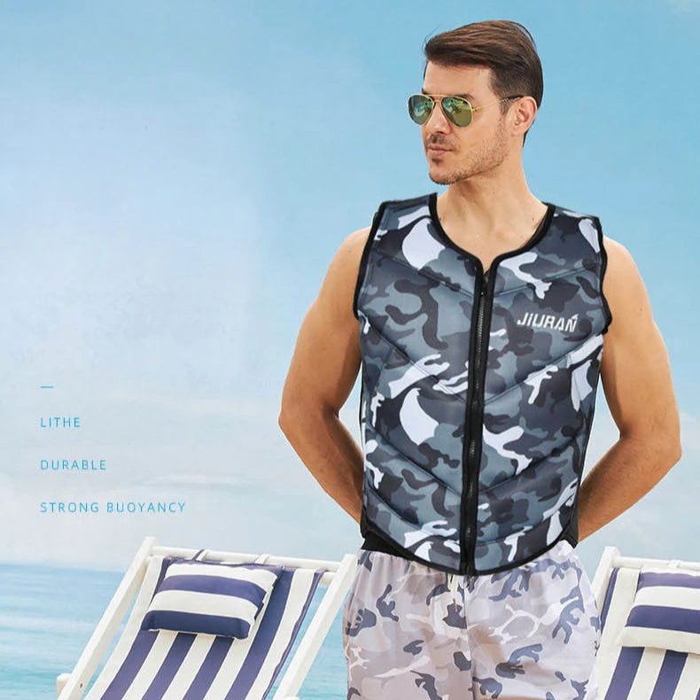 Chaleco de Pesca Camuflado Verano – Ligero, Transpirable y Flotante