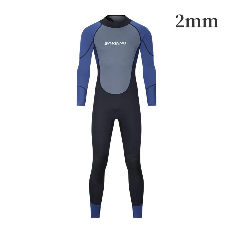 Traje de neopreno hombre 2/3mm para snorkel, buceo y deportes acuáticos