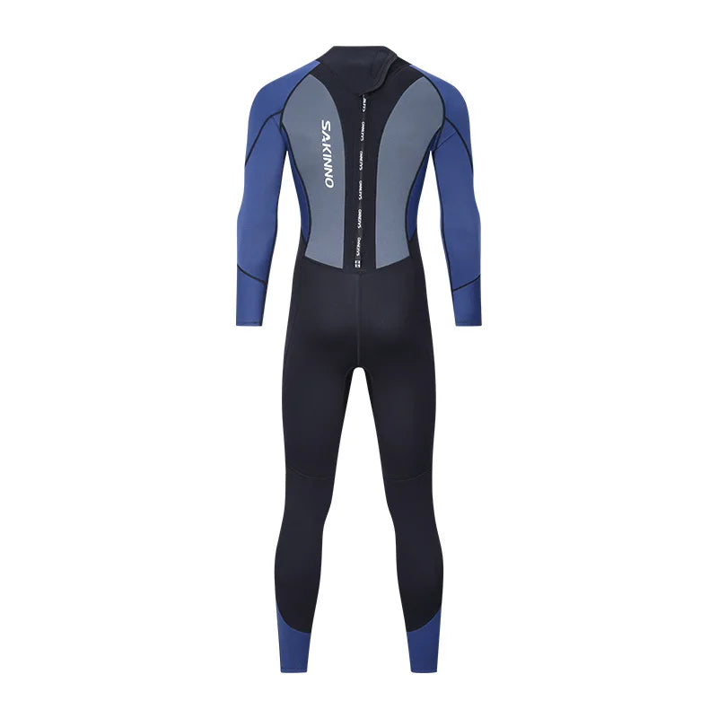 Traje de neopreno hombre 2/3mm para snorkel, buceo y deportes acuáticos