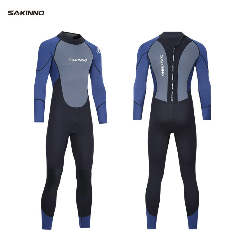 Traje de neopreno hombre 2/3mm para snorkel, buceo y deportes acuáticos