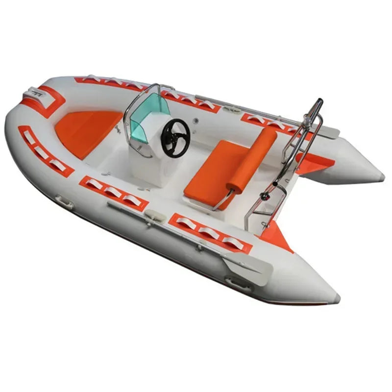 Lancha Neumática Rígida SAILSKI con Casco de Fibra de Vidrio