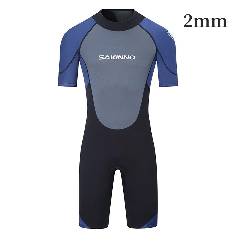 Traje de neopreno hombre 2/3mm para snorkel, buceo y deportes acuáticos