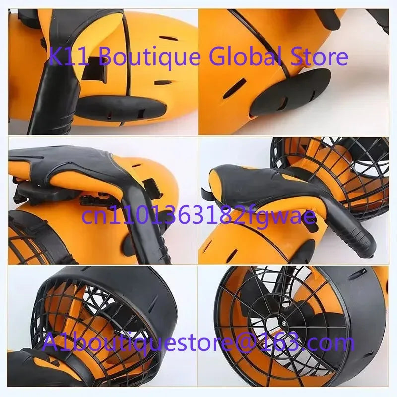 Patinete eléctrico subacuático para mar, hélice de velocidad para buceo, snorkel, piscina, equipo de propulsor para buceo, fiesta acuática