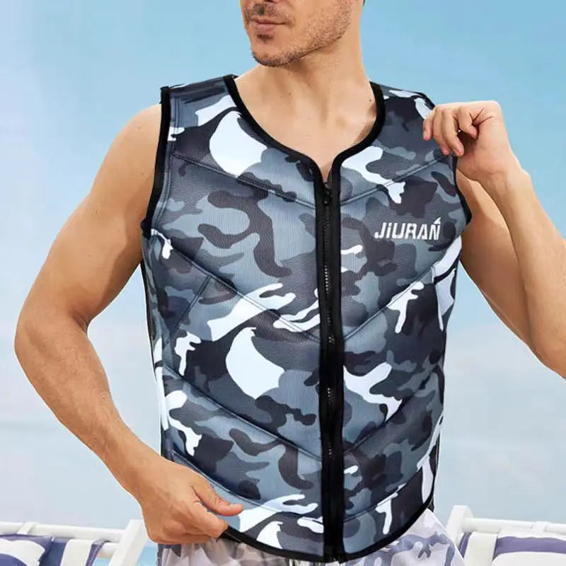 Chaleco de Pesca Camuflado Verano – Ligero, Transpirable y Flotante