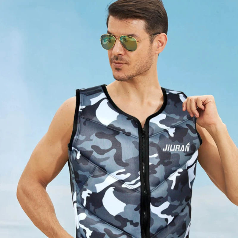 Chaleco de Pesca Camuflado Verano – Ligero, Transpirable y Flotante