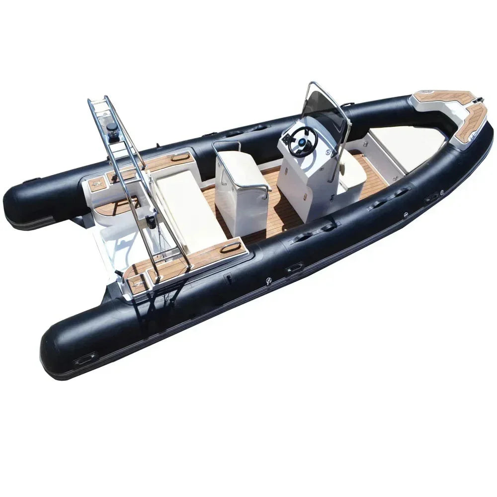 Lancha Neumática Rígida SAILSKI con Casco de Fibra de Vidrio