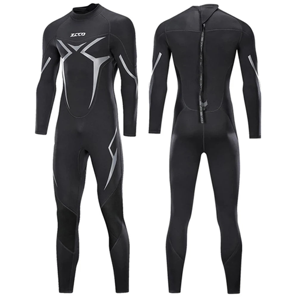 Traje de neopreno hombre 3mm Dive&Sail para surf, buceo y deportes acuáticos