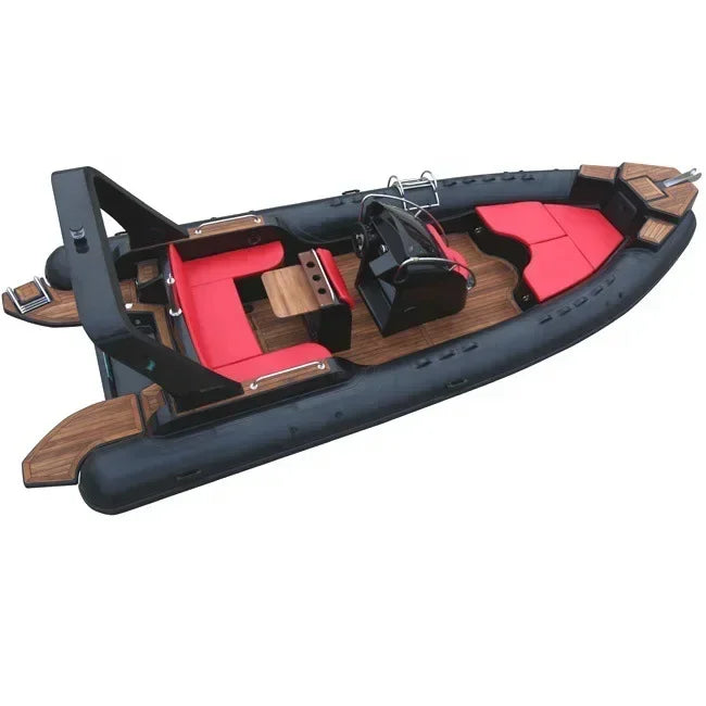 Lancha Neumática Rígida SAILSKI con Casco de Fibra de Vidrio