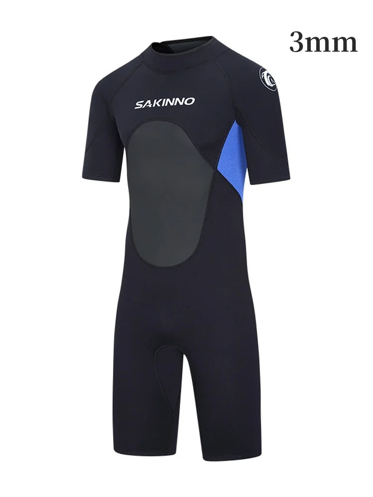 Traje de neopreno hombre 2/3mm para snorkel, buceo y deportes acuáticos