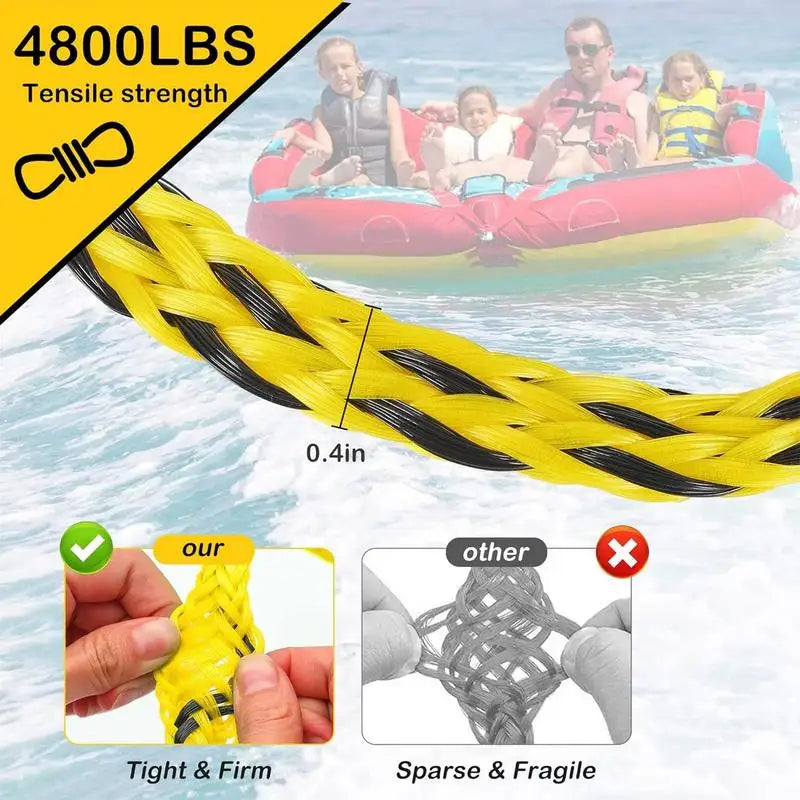 ARNÉS DE REMOLQUE PARA DEPORTES ACUÁTICOS – RESISTENCIA Y SEGURIDAD PARA 4 PERSONAS