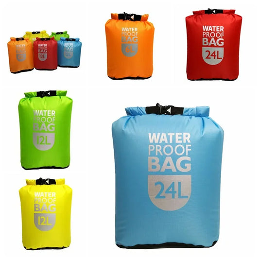 Bolsa seca impermeable Moonbiffy 6L/12L/24L – Kayak, trekking y playa